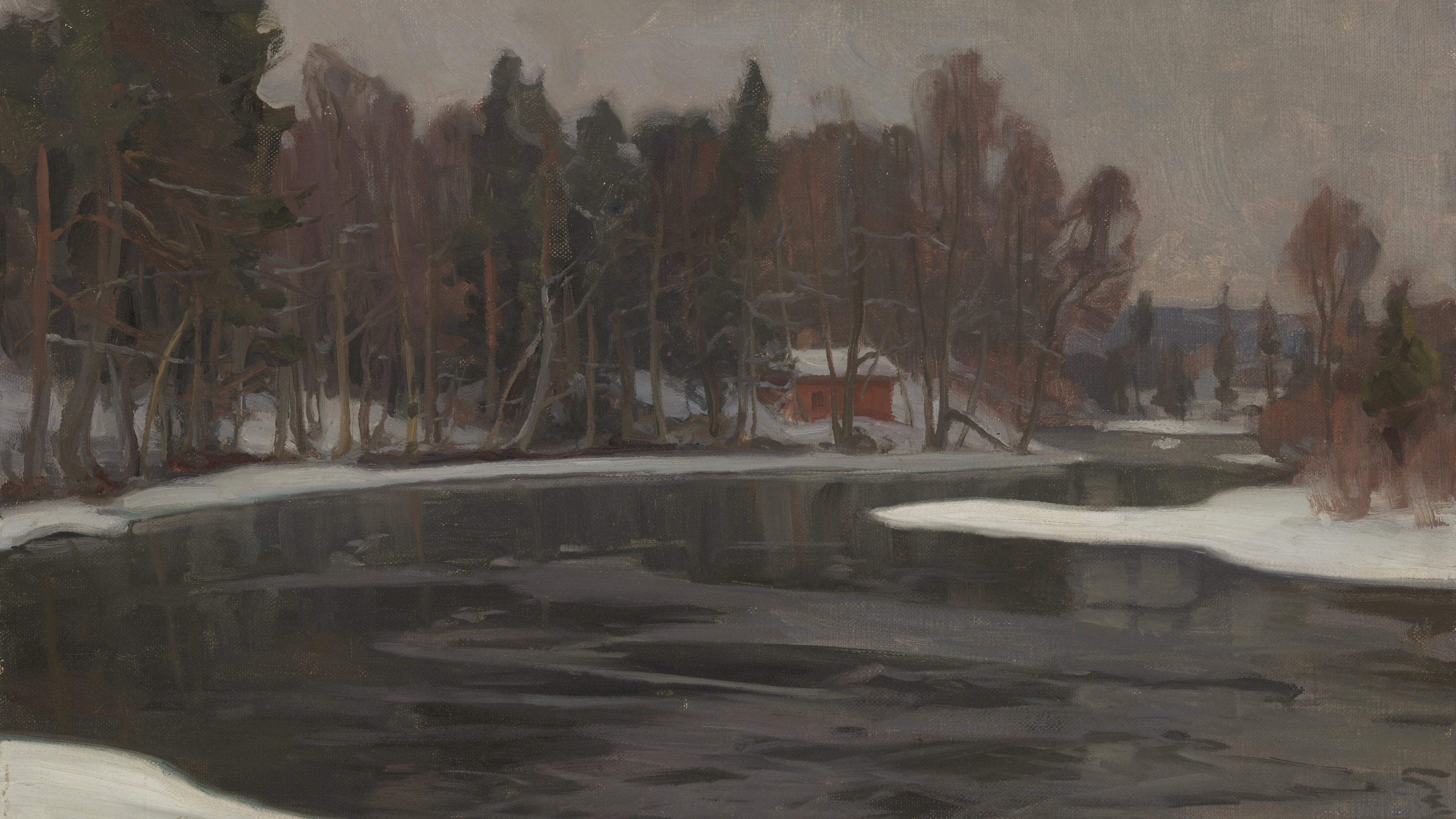 Silent Winter River